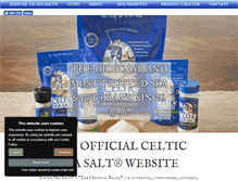 Tablet Screenshot of celticseasalt.com